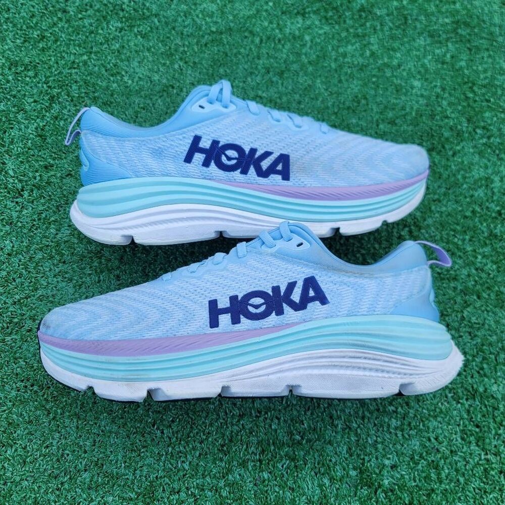 Hoka One One Light Blue Athletic Shoes